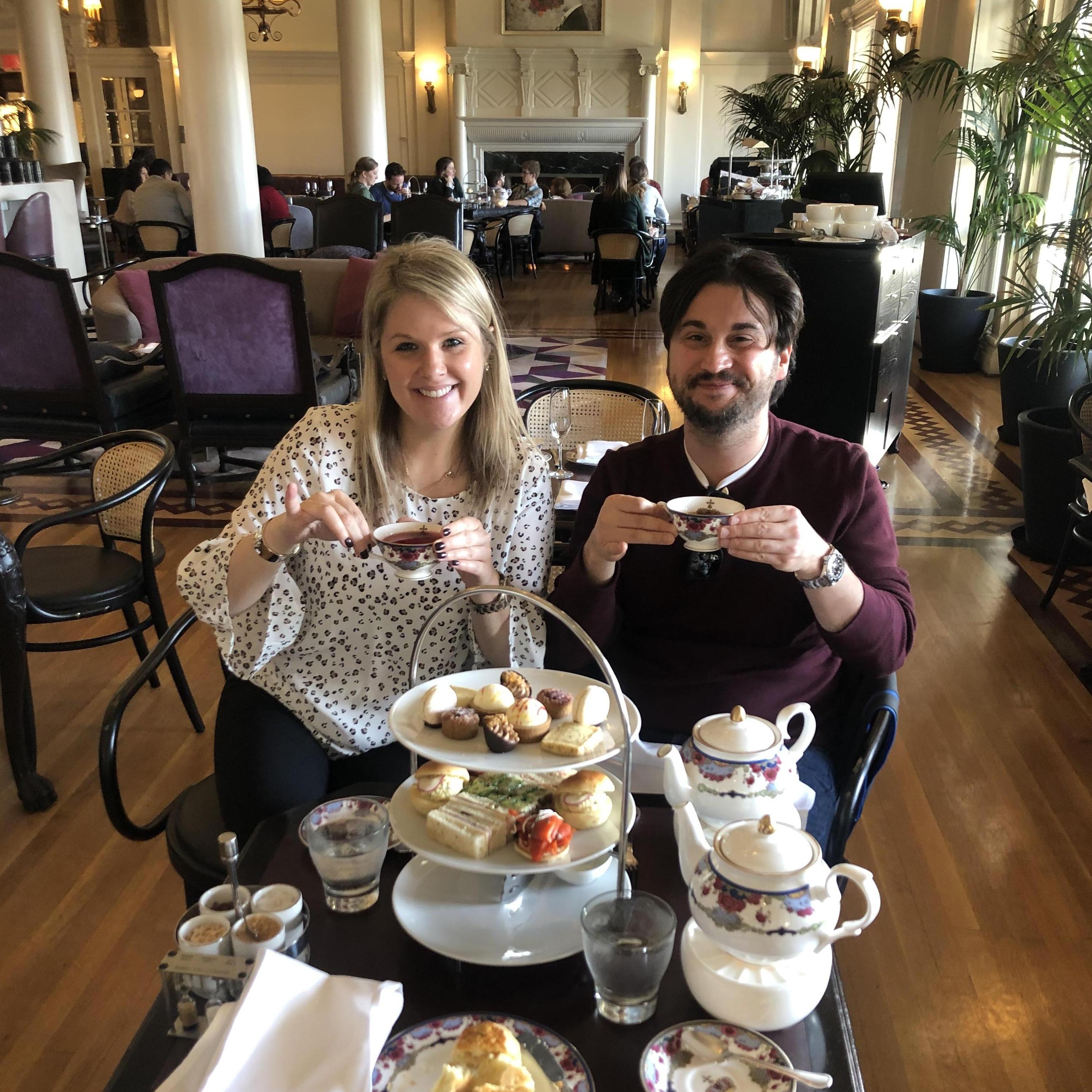 High tea in Victoria, BC - November 2019