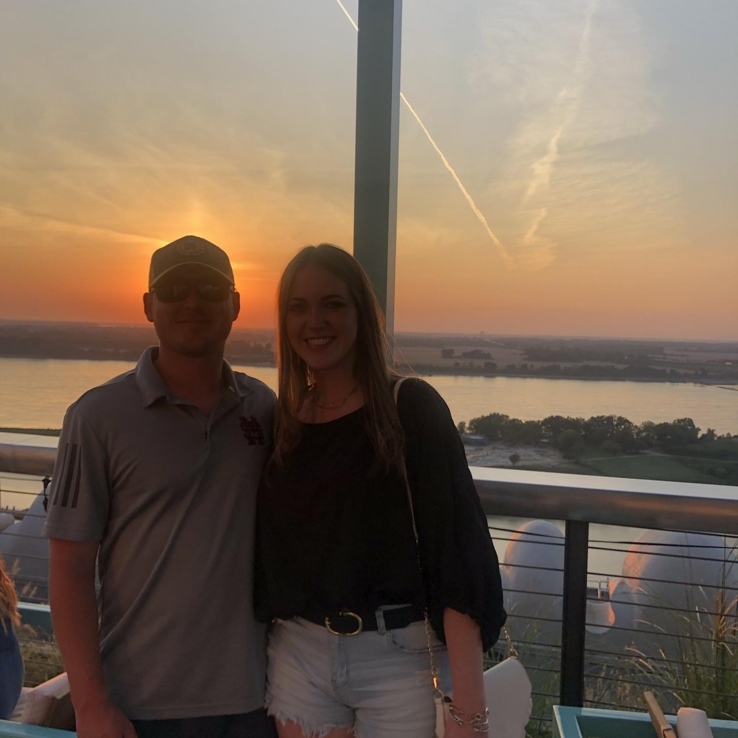 A little walk down memory lane: a trip to Memphis in 2021! We weren’t “official” yet, but Sam agreed to be my date to a friend’s wedding and the rest was history!