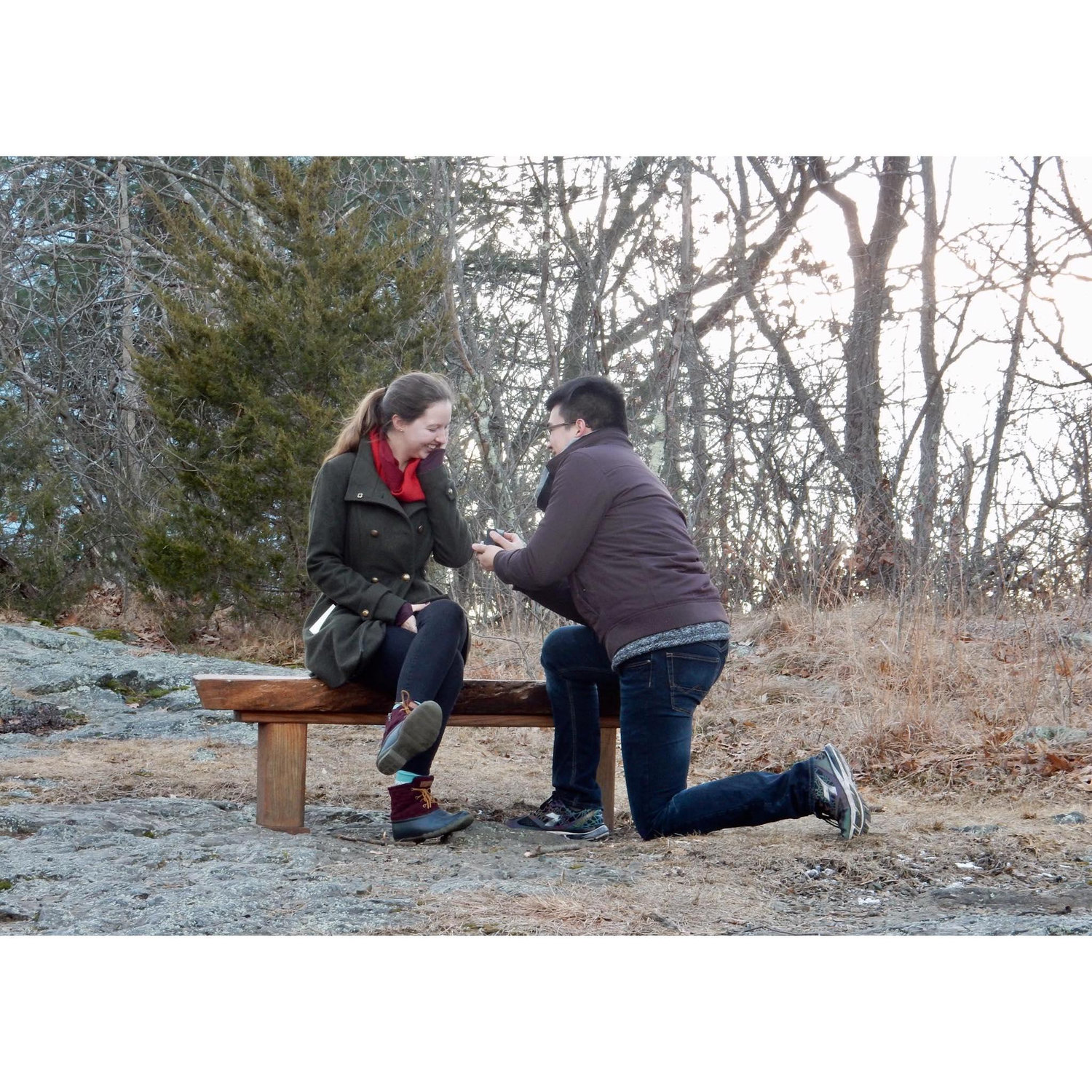 Proposal at Cat Rock