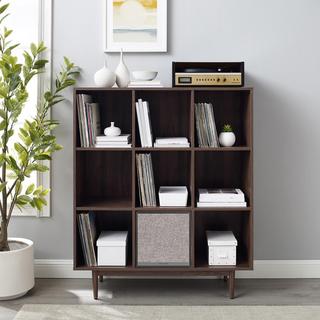 Liam 9-Cube Record Storage Bookcase