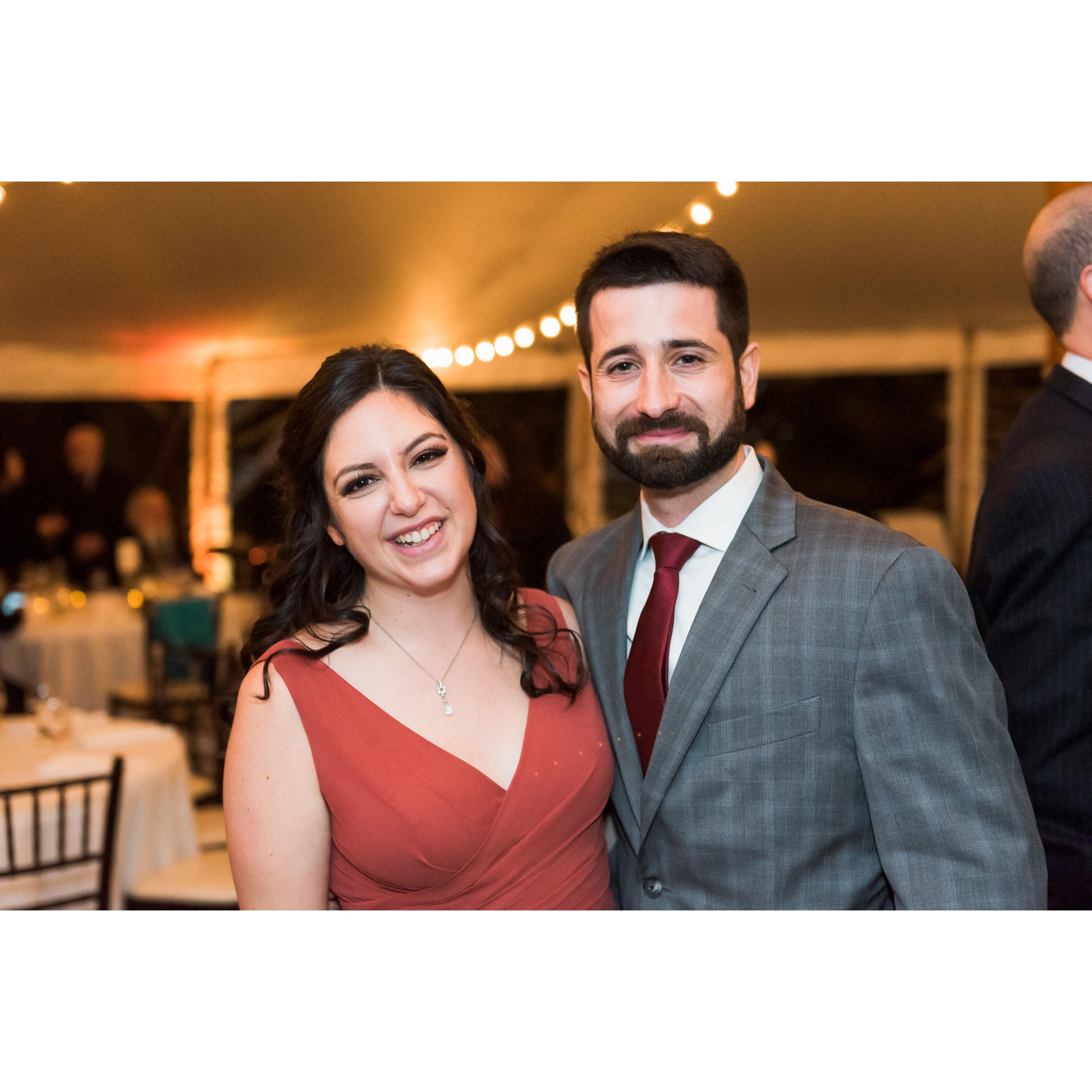 At Marissa & Dave's wedding!