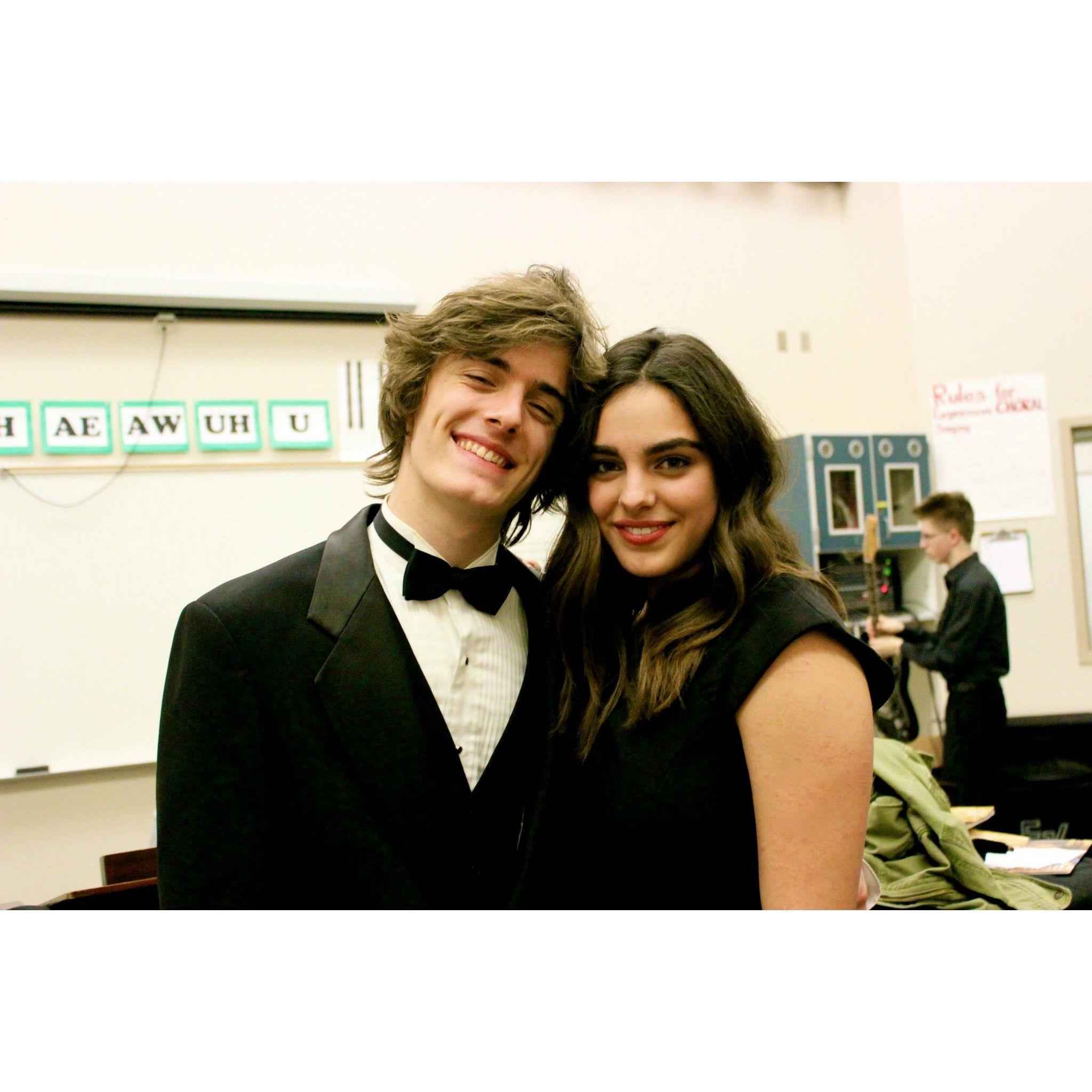 Our first photo together
