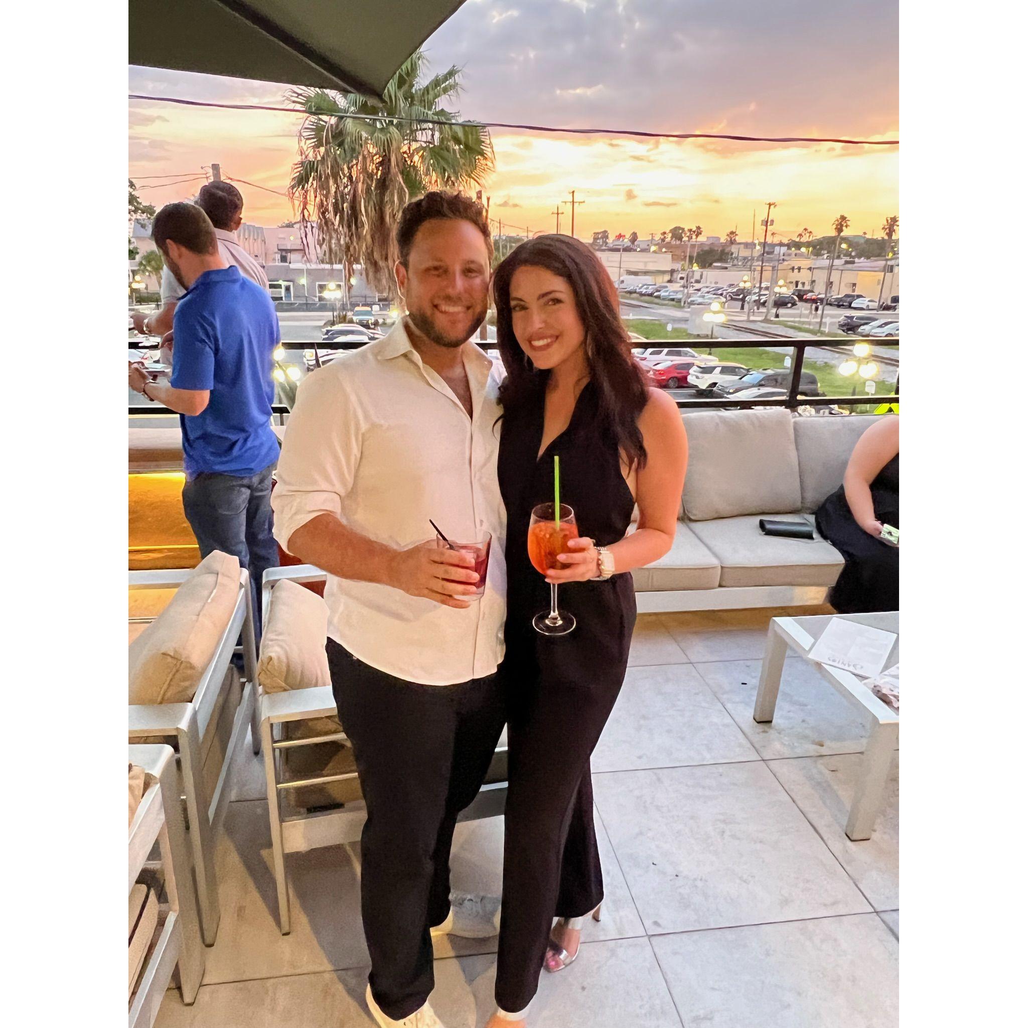 Celebrating before the big move to NYC