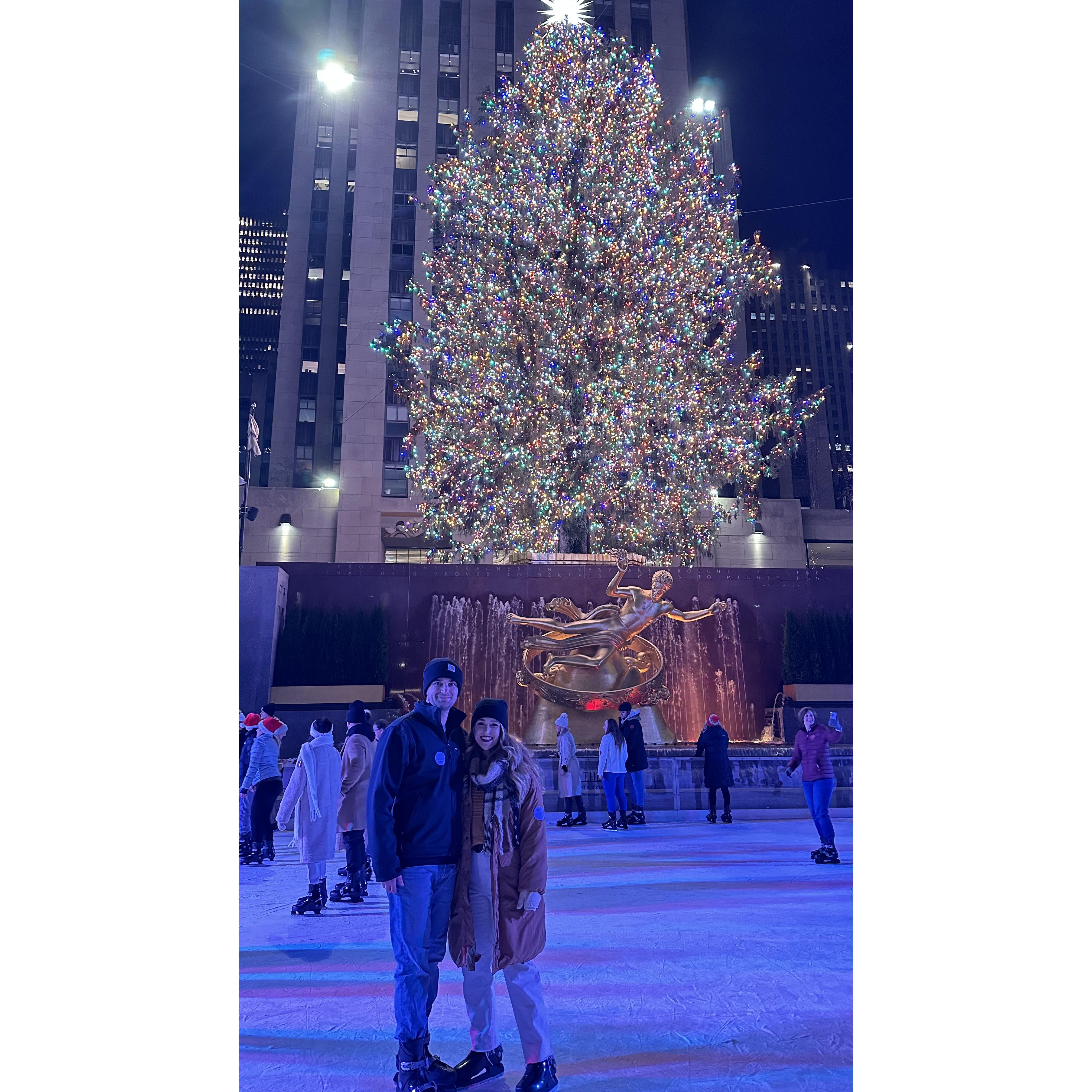 Iceskating at Rockefeller Center