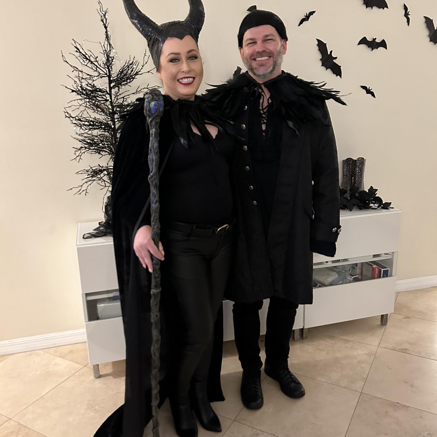 Halloween 2023, as Maleficent and Diaval