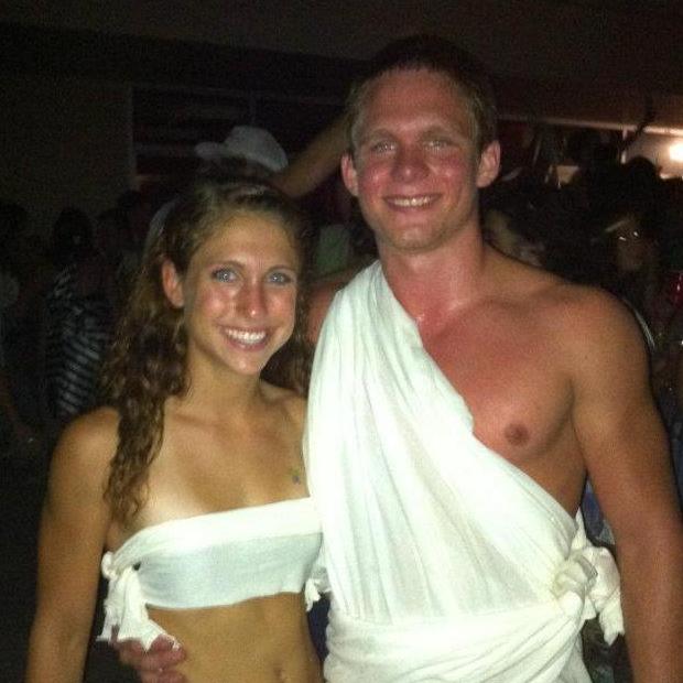 2011/2012 -- One of our first photos on record! Kappa Toga Party at Eckerd College.