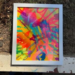"Wreckless" Screenprint by Virginia Sitzes