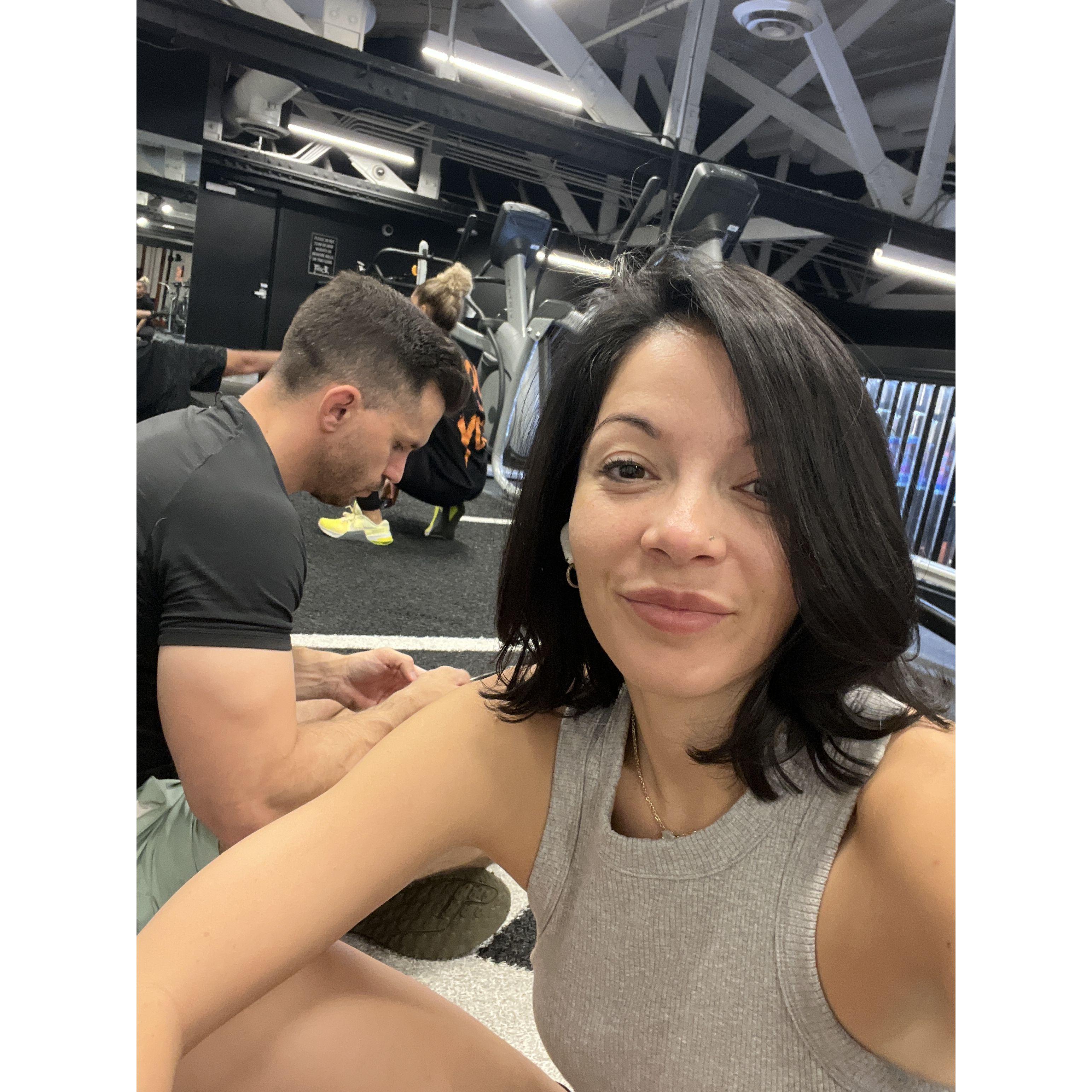 Rob inspiring me to start physical rehab and get back to regular exercise