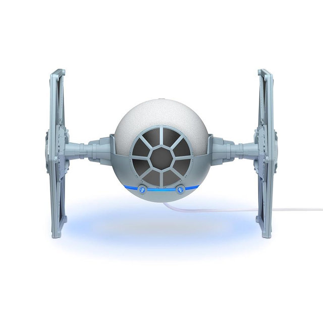 STAR WARS Echo Dot Bundle: Includes Echo Dot (5th Gen, 2022 release) | Glacier White and Limited Edition STAR WARS TIE Fighter Stand