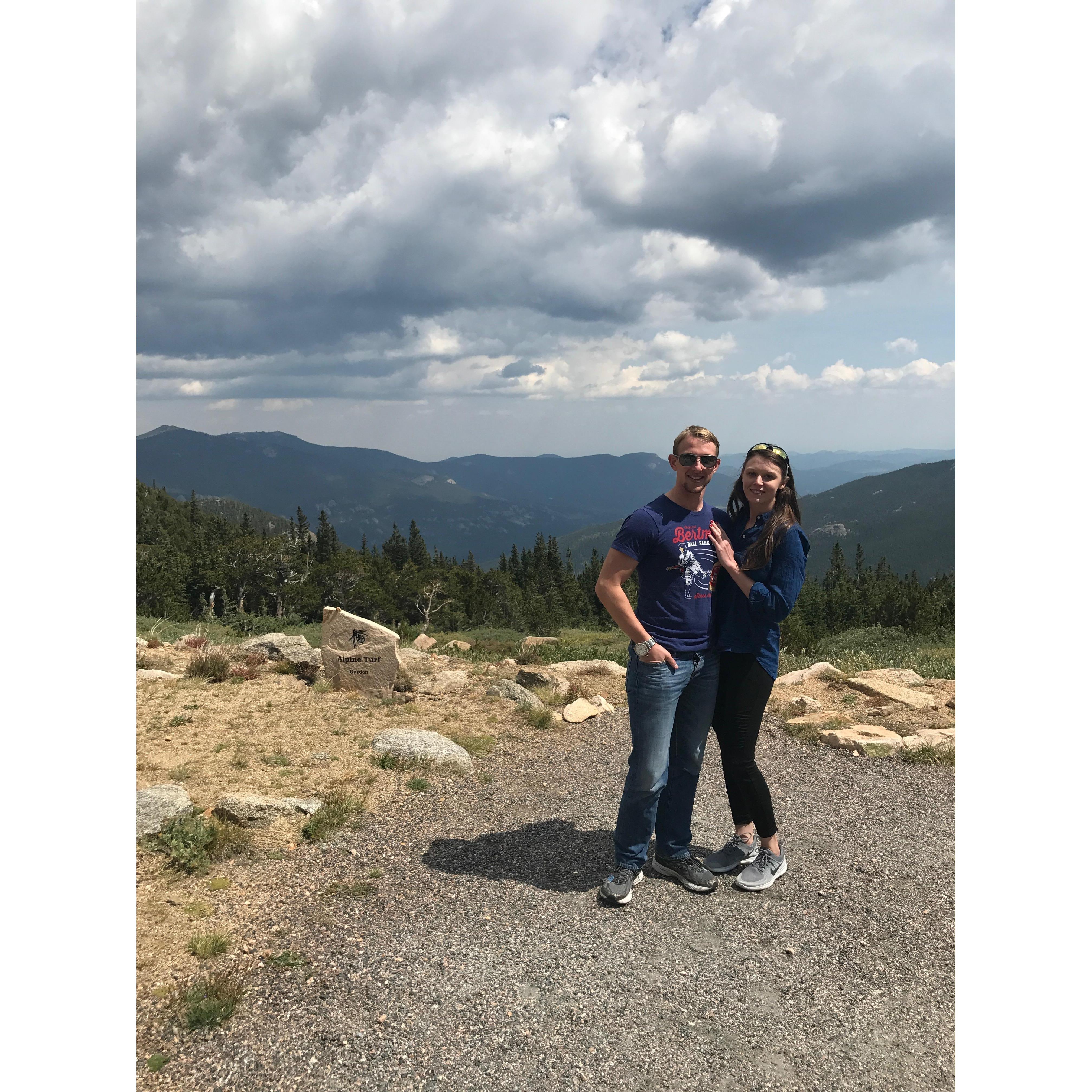 Our first photo together!