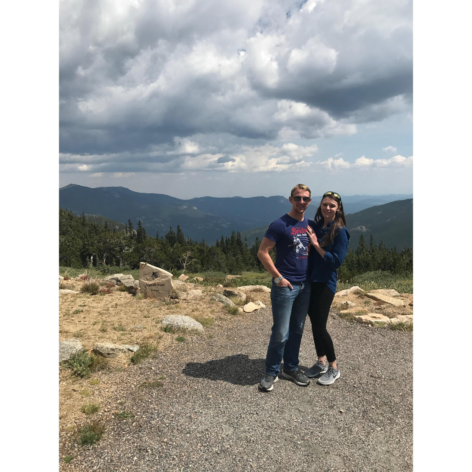 Our first photo together!