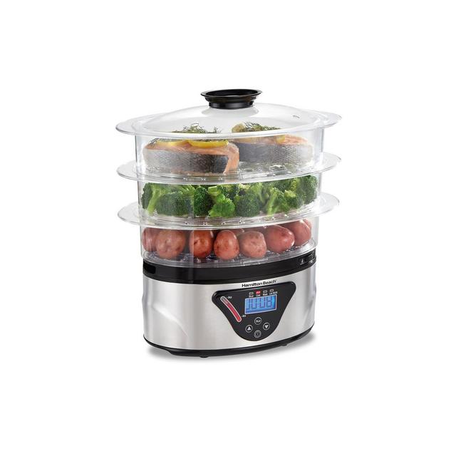 Hamilton Beach® 3-Tier Digital Food Steamer, 8.25 Quart