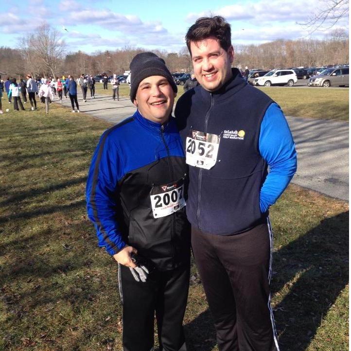 Our first Turkey Trot - 29 degrees - so cold!