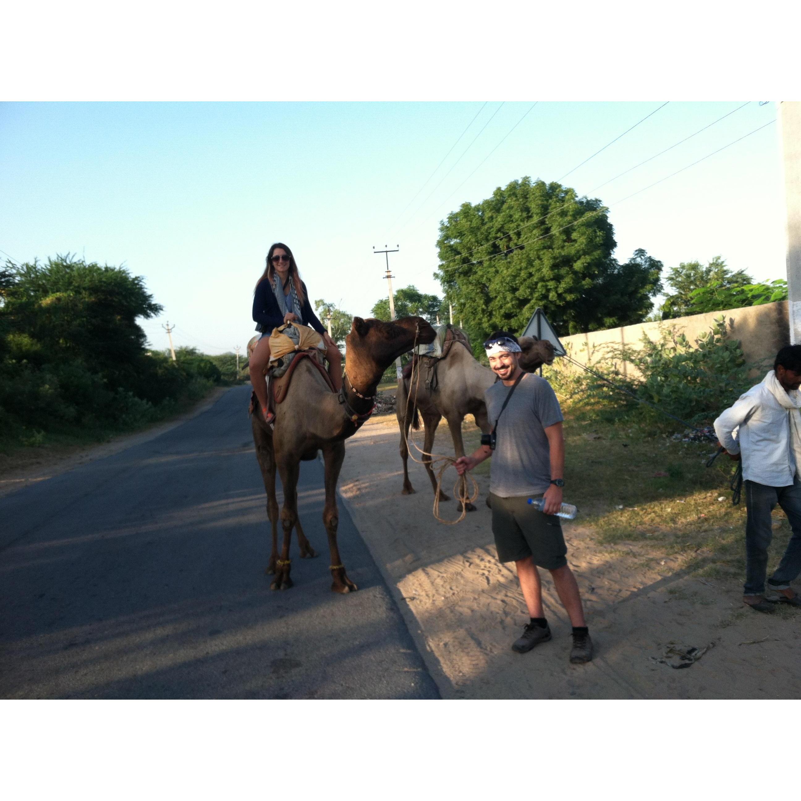 India- Cody has enough of 'riding camels'