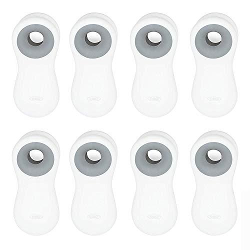 OXO Good Grips Magnetic All-Purpose Clips (8 Pack) - White Clip Set