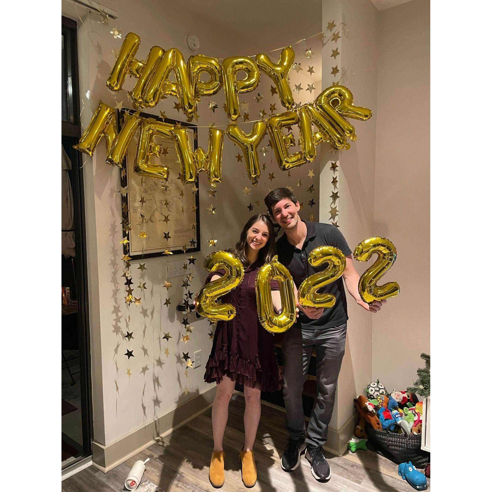 Celebrating our first NYE together | December 2021