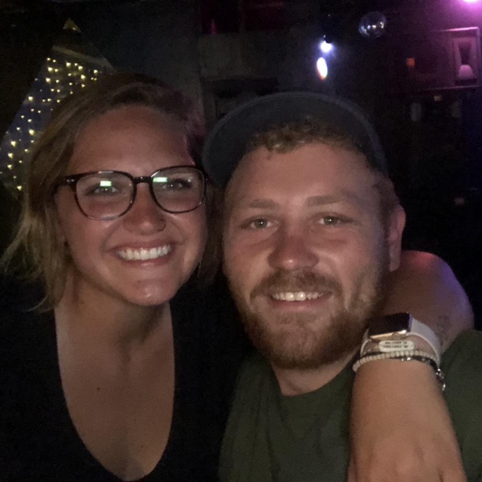 Our first photo together. 08/09/2020