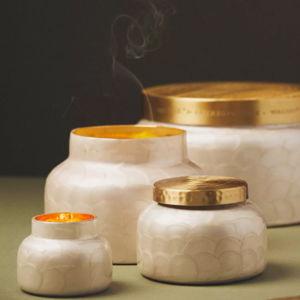 Capri Blue Volcano Capiz Jar Candle​
