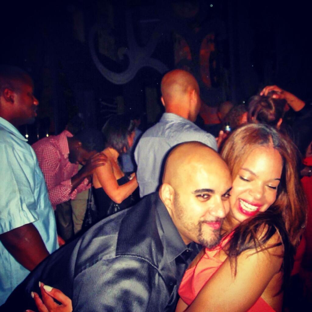Sam's surprise 35th bday party. One of my absolute favorite pics of us.