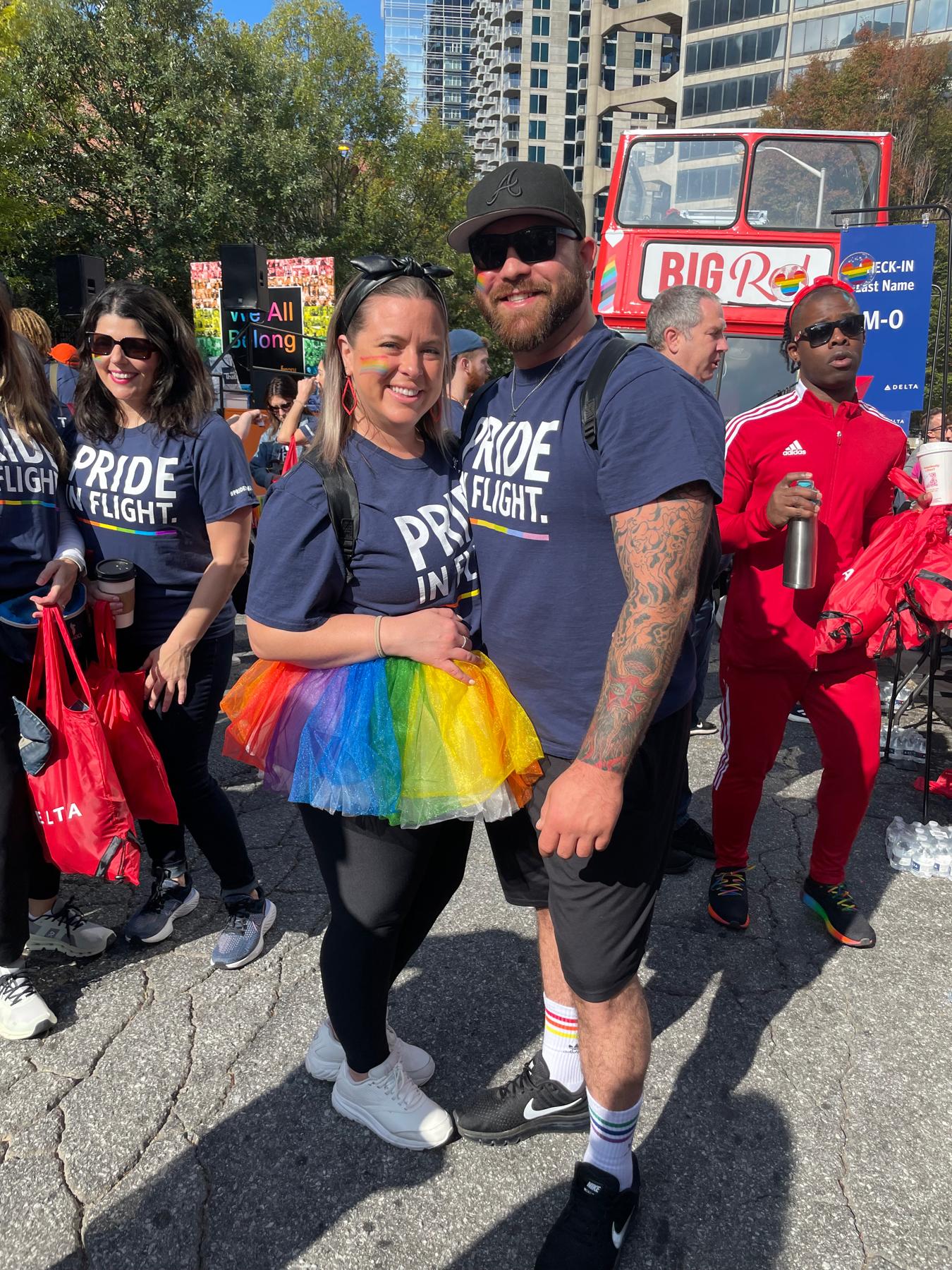 Marching in the ATL Pride Parade 2022. Love whoever the F you want!