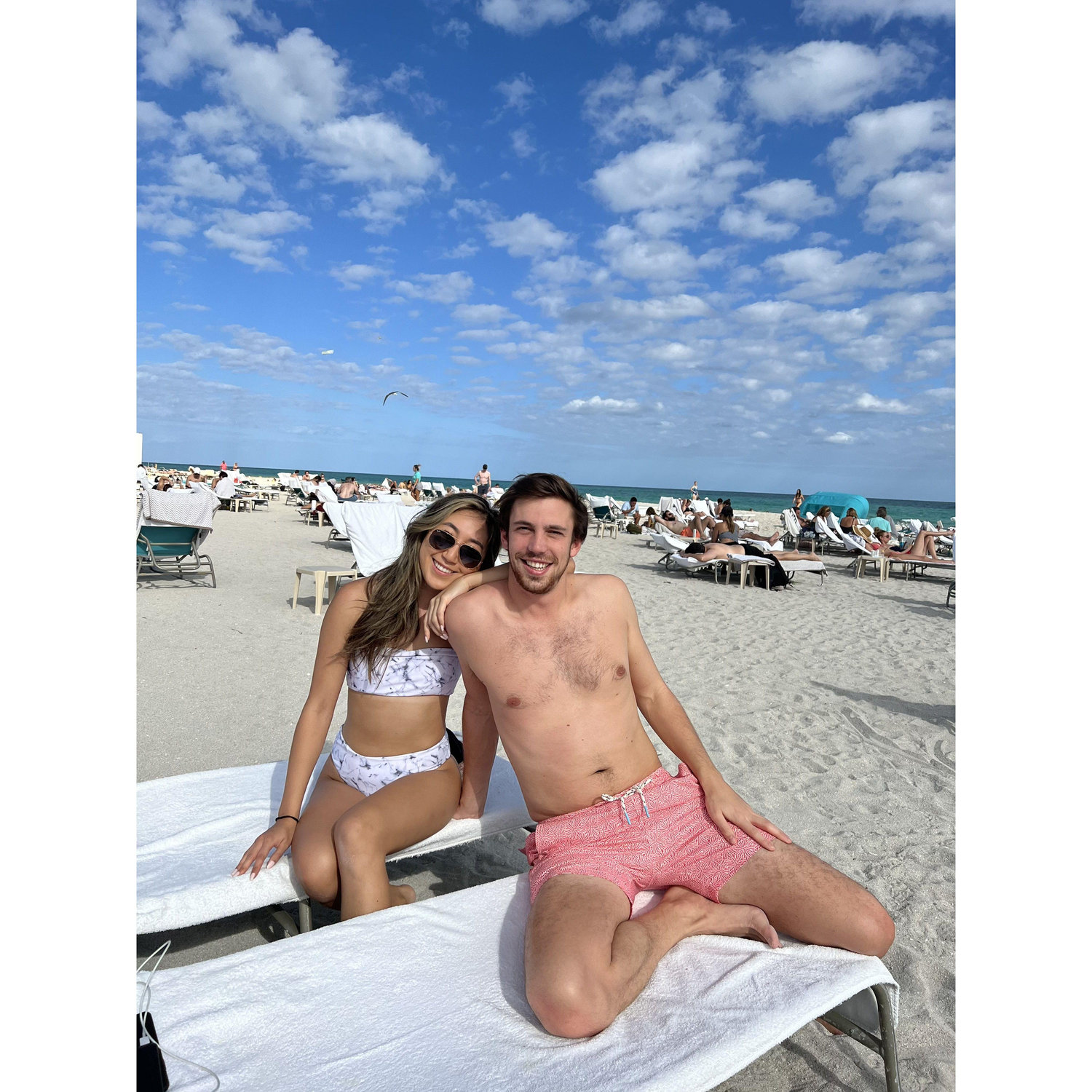 Our first official trip as a couple - and the first time Julie met Albert, Michael's best man