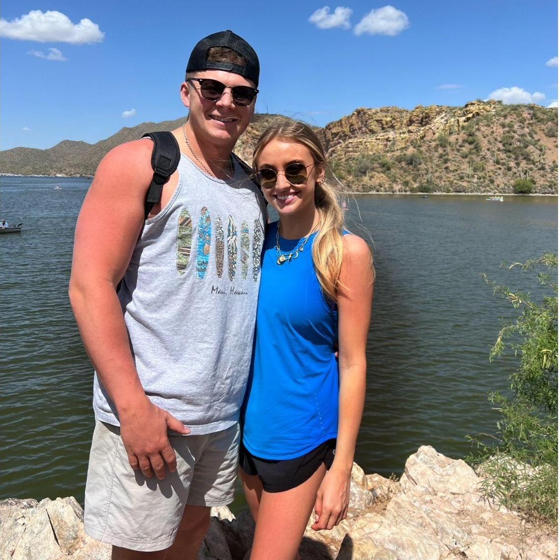 A hike we took with Taylor's mom, Julie, in Arizona!