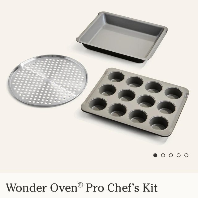Wonder Oven Pro Chef's Kit- charcoal