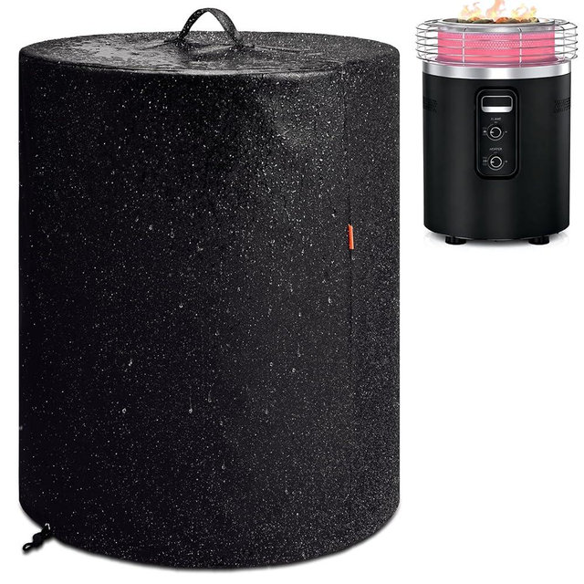 Fire Pit Cover for Ninja Fireside 360 Outdoor Heater & Fire Pit, Waterproof and Windproof Firepit Accessories, UV & Tear Resistant (Cover Only)
