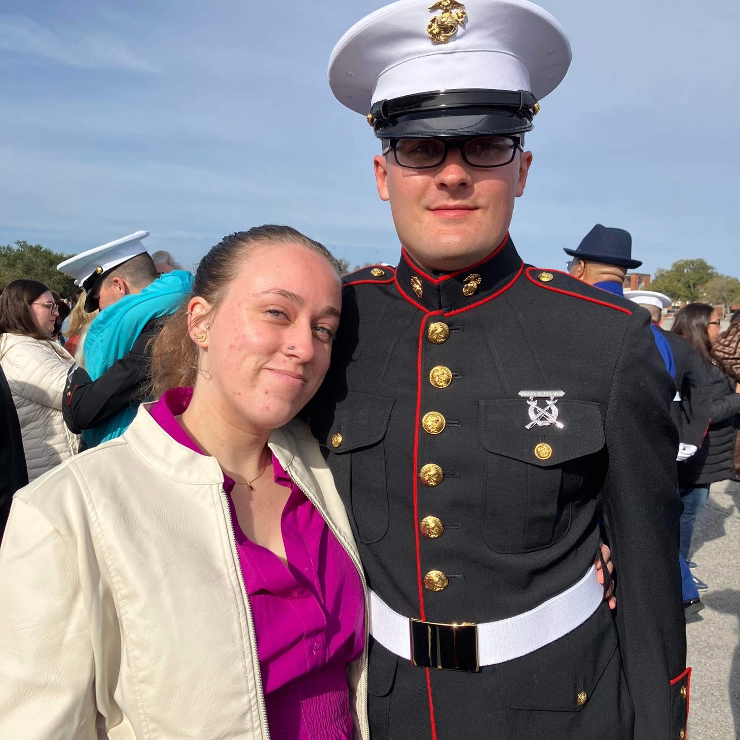 Sam’s Marine graduation.