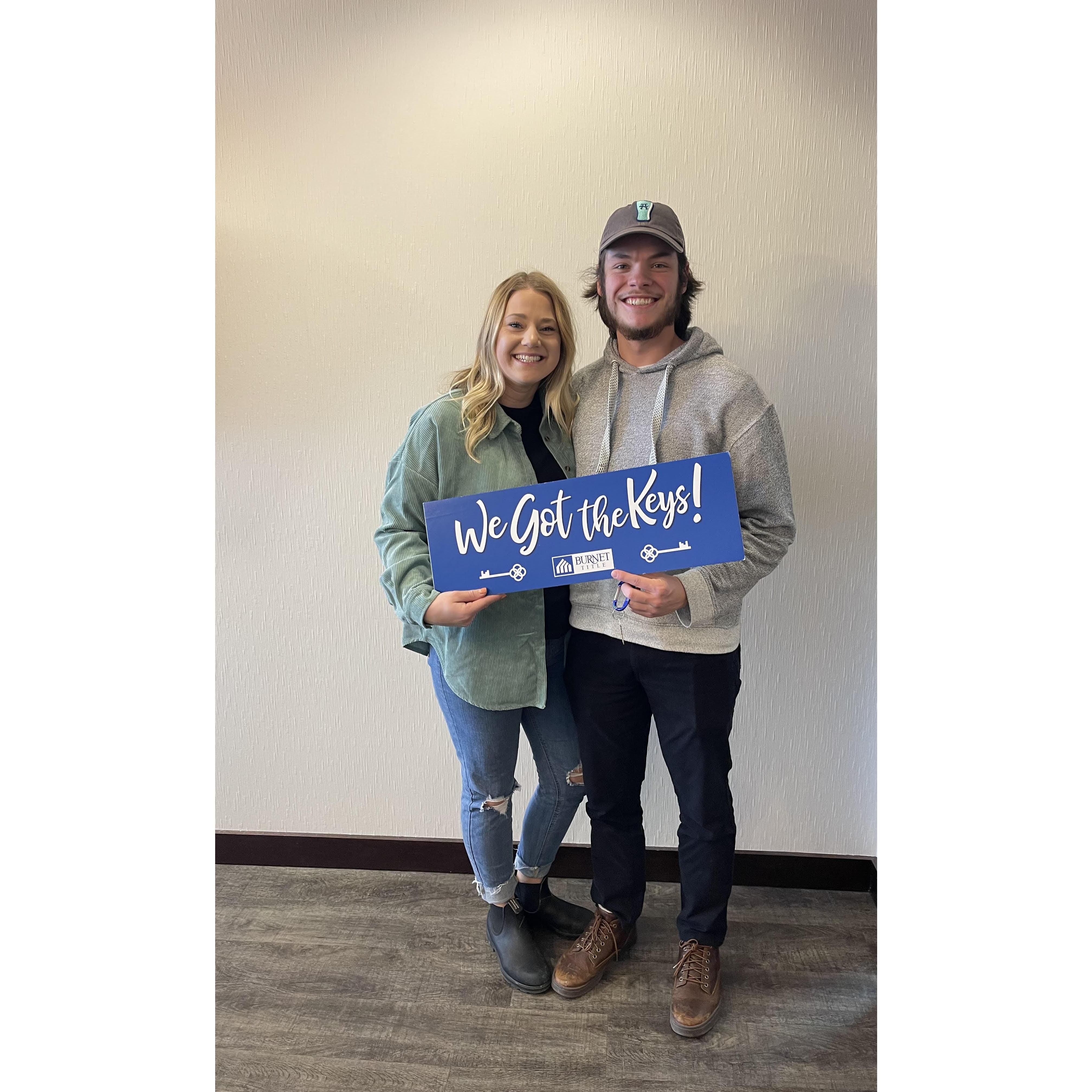Signed the papers to buy our townhouse - November 2022