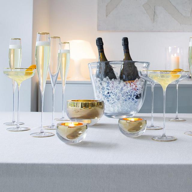 Celebrate Champagne Flute - Set of 2 - Gold