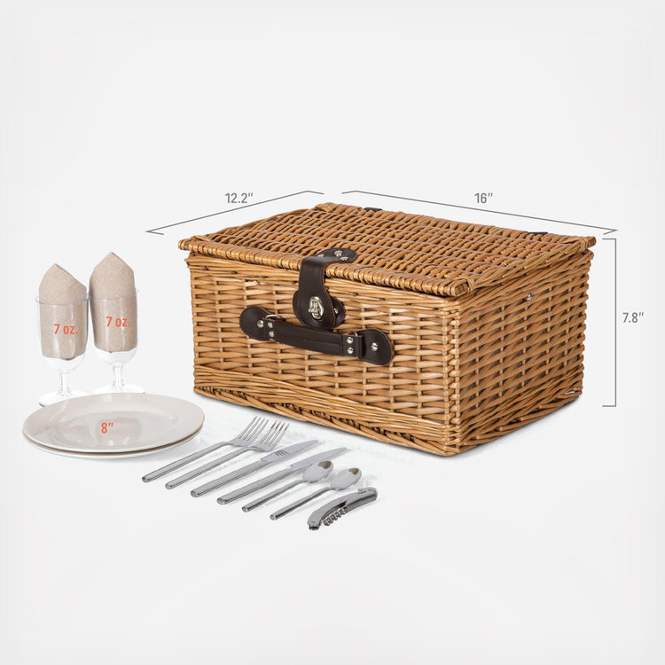 Picnic Time, Classic Picnic Basket | Zola