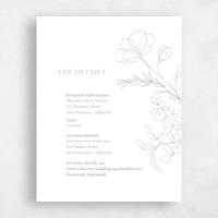 Grey Wedding Enclosure - Essenza Letterpress