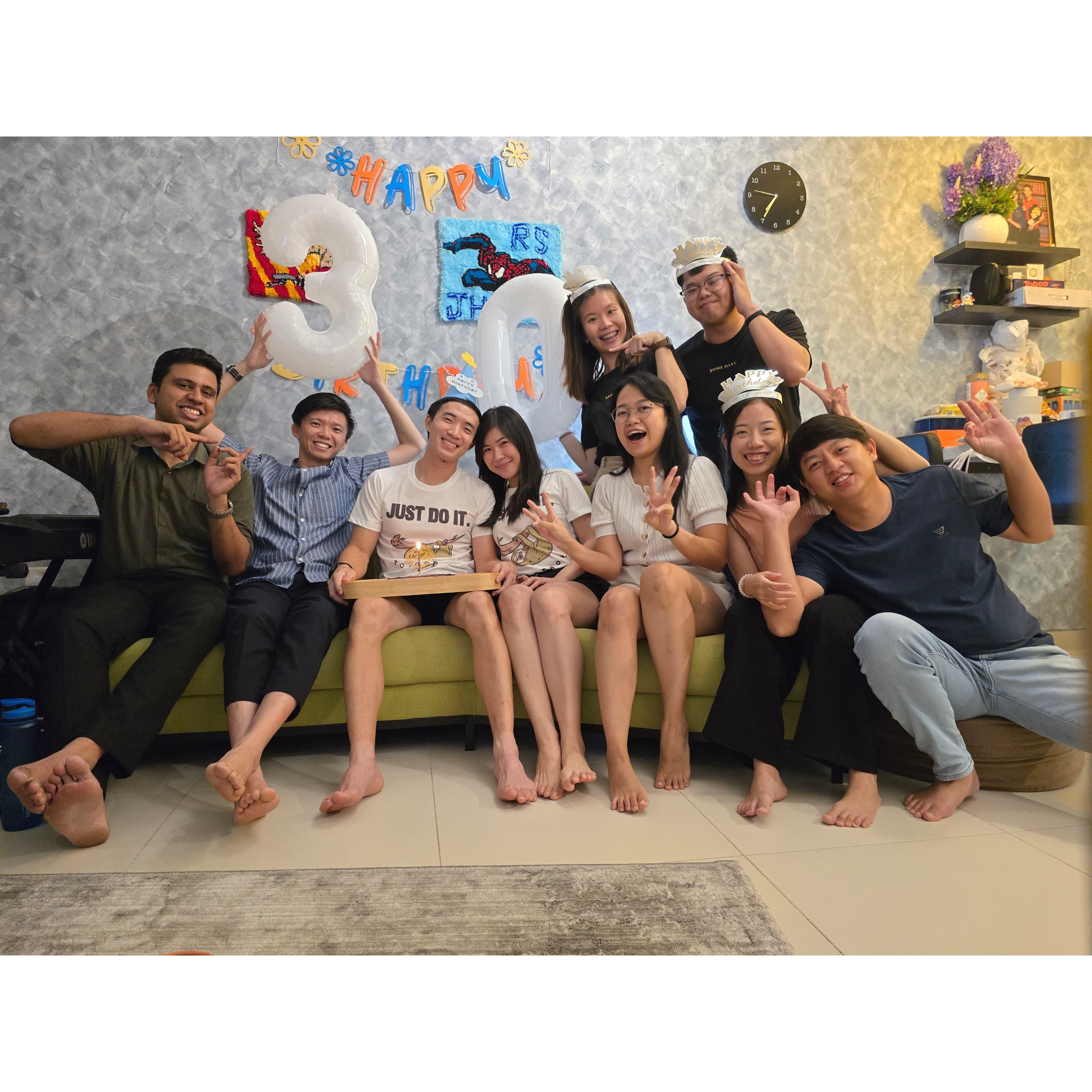 Jie-Han's 30th birthday with our amazing friends! Love and music <3