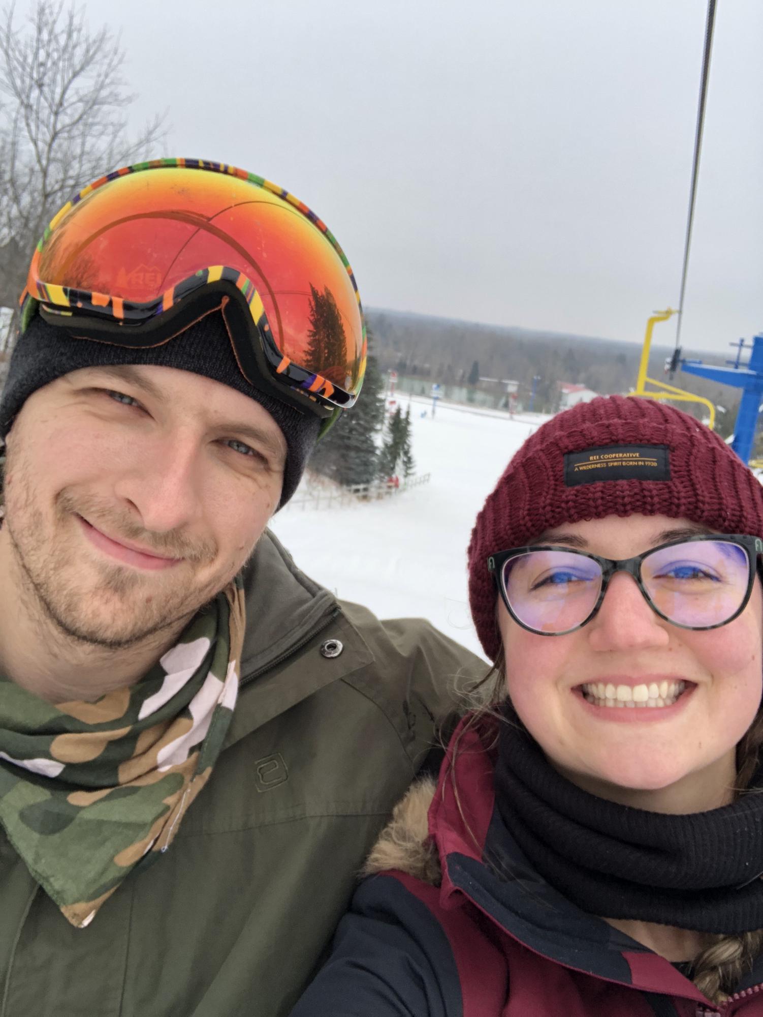 Snowboarding at Mt. Holly