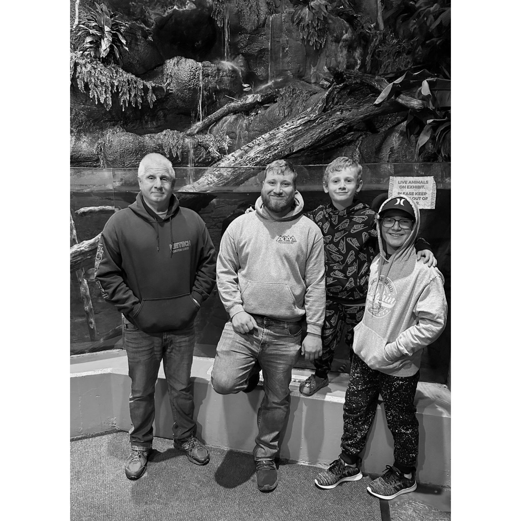 The boys! Lee x2, Tyler and Michael