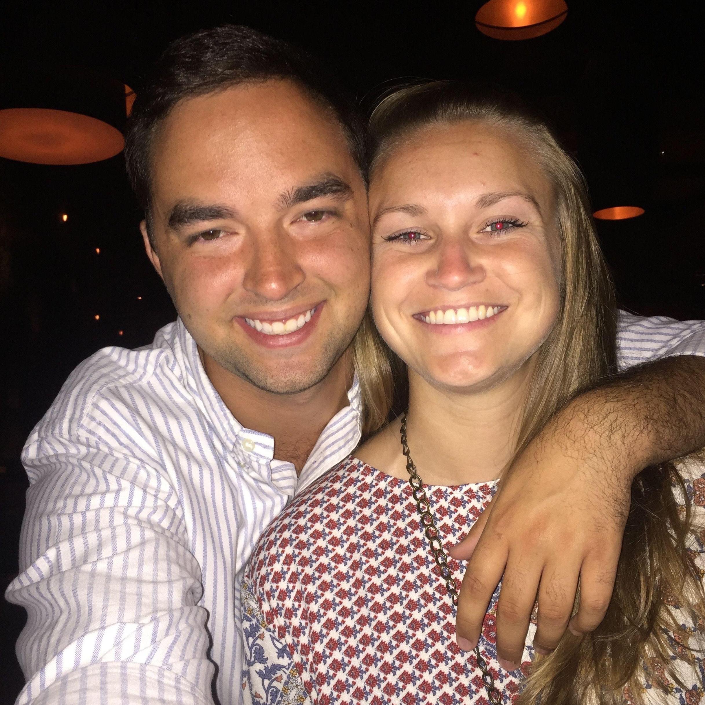 Our first photo together as an official couple :)