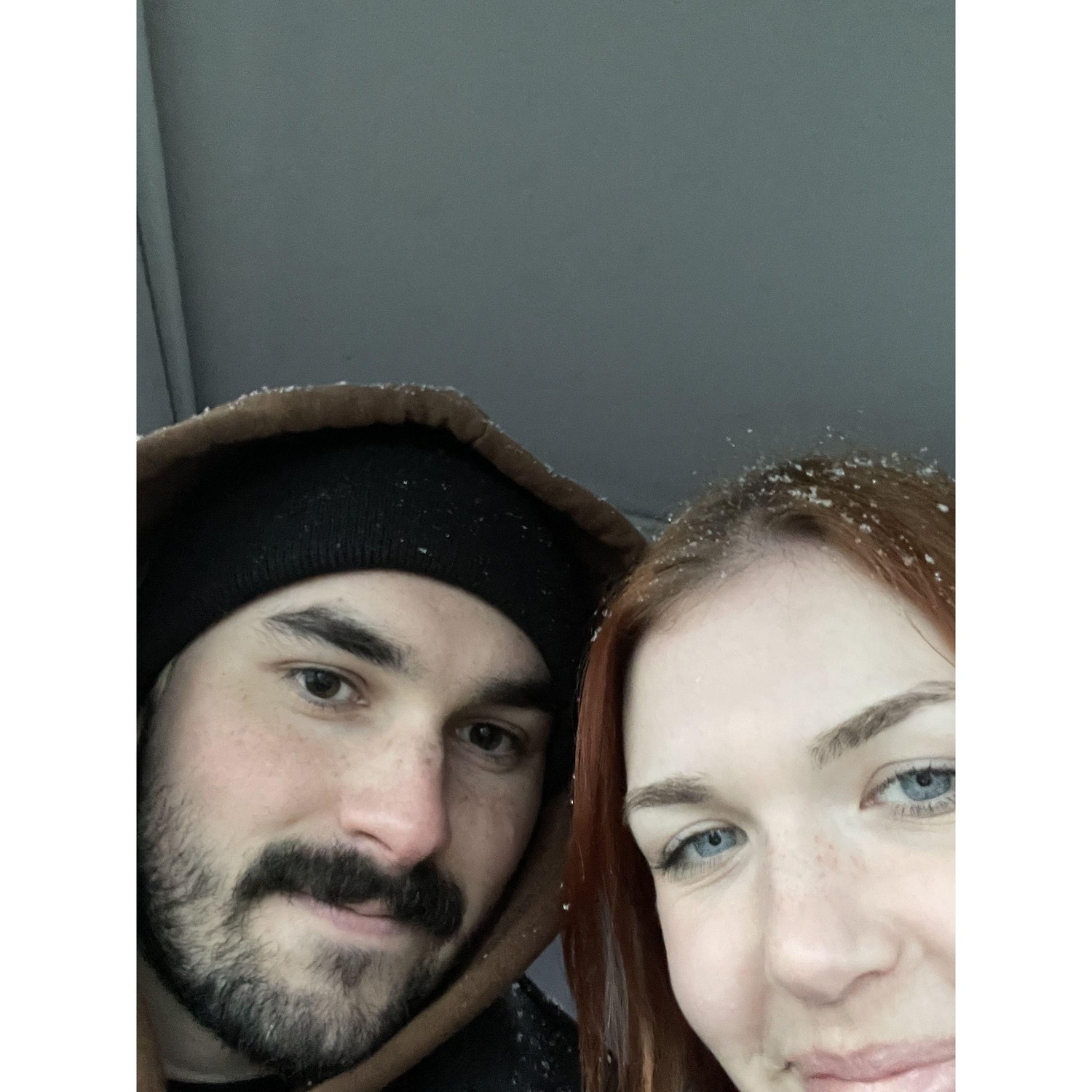 our first oregon snow