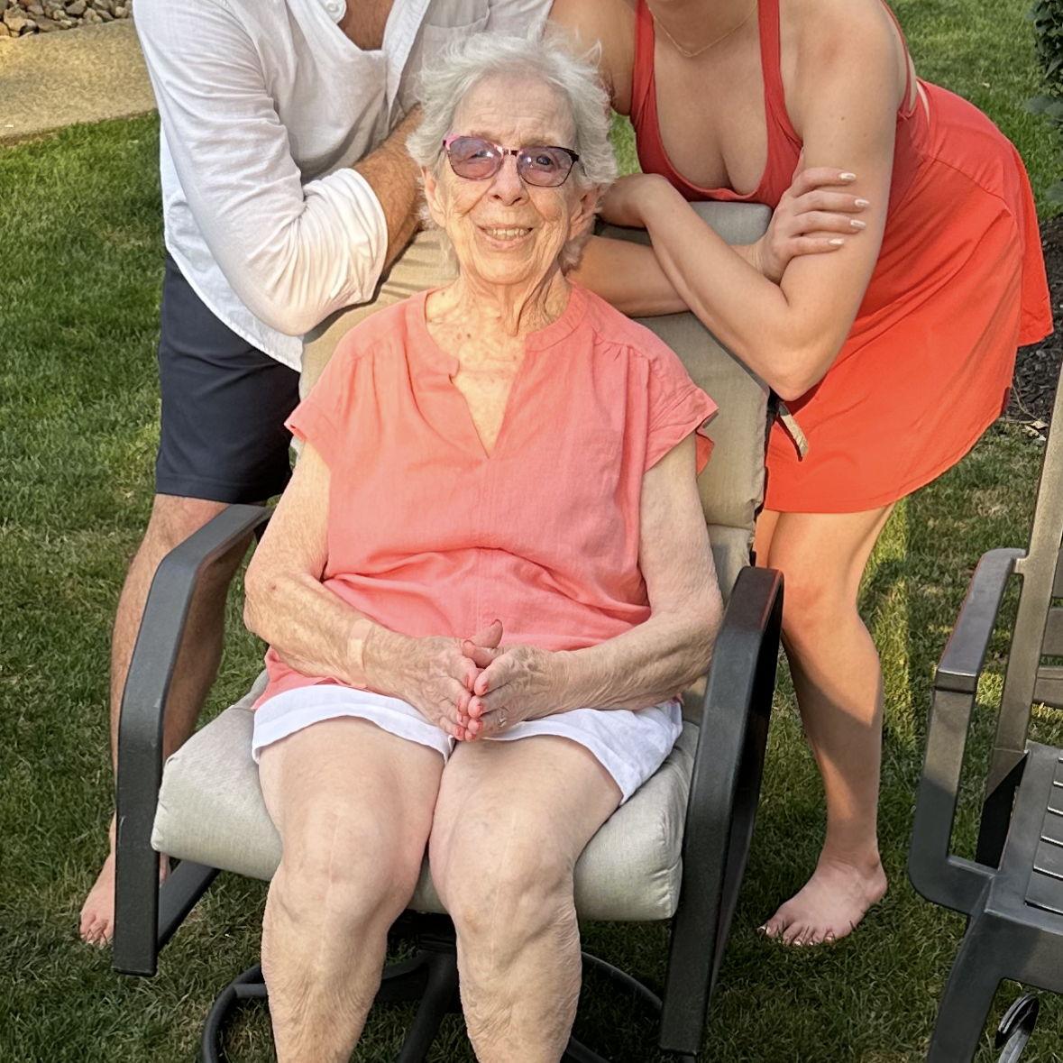 With my grandma up in PA for her 90th birthday!