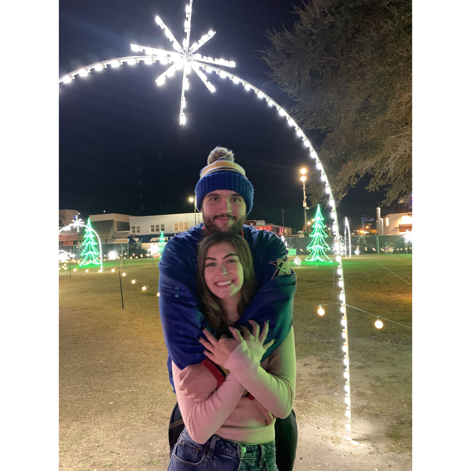 Our first date at Winter Wonderland in Myrtle Beach, SC - December 2021
