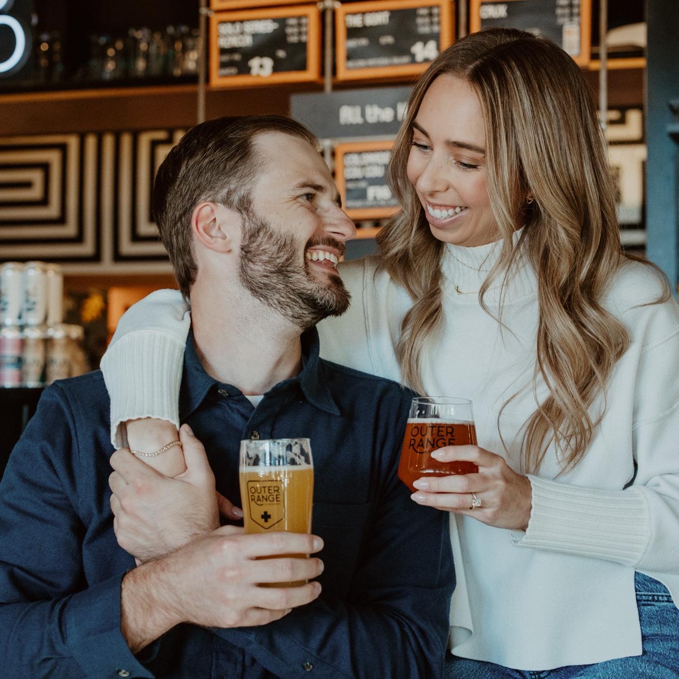 One of our favorite CO breweries in the town we met! 
Outer Range - Frisco, CO.