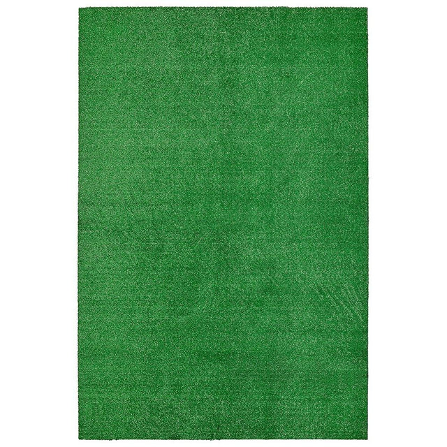 Garland Rug Artificial Grass 5 Ft. X 8 Ft. Large Indoor/Outdoor Area Rug Green -Lush Green, Durable, and Low-Maintenance for Patios, Lawns, and More