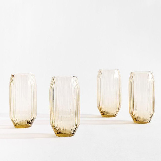 Sloan Tall Tumblers, Set of 4 - Ginger
