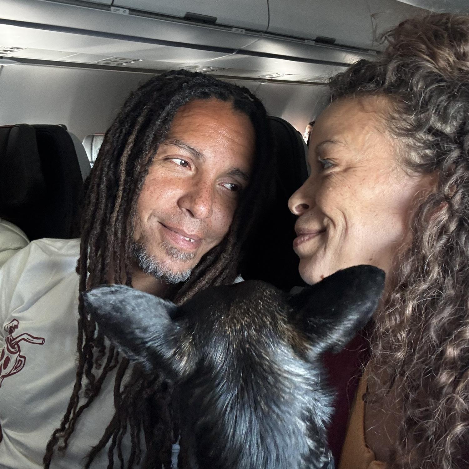 Flying with our dog Hennessy