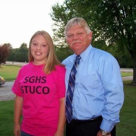 Jenna with her dad