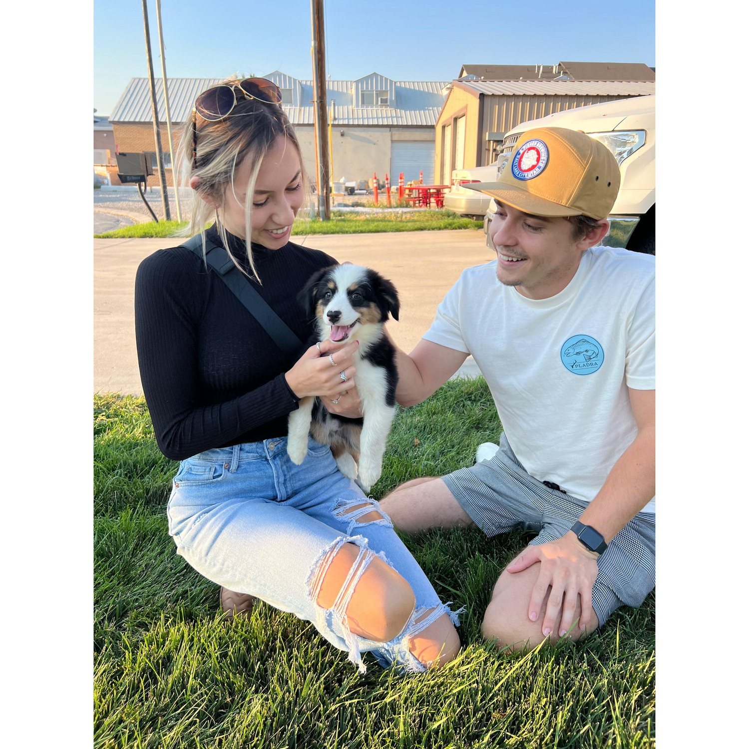 The day we met our little pup, Scout