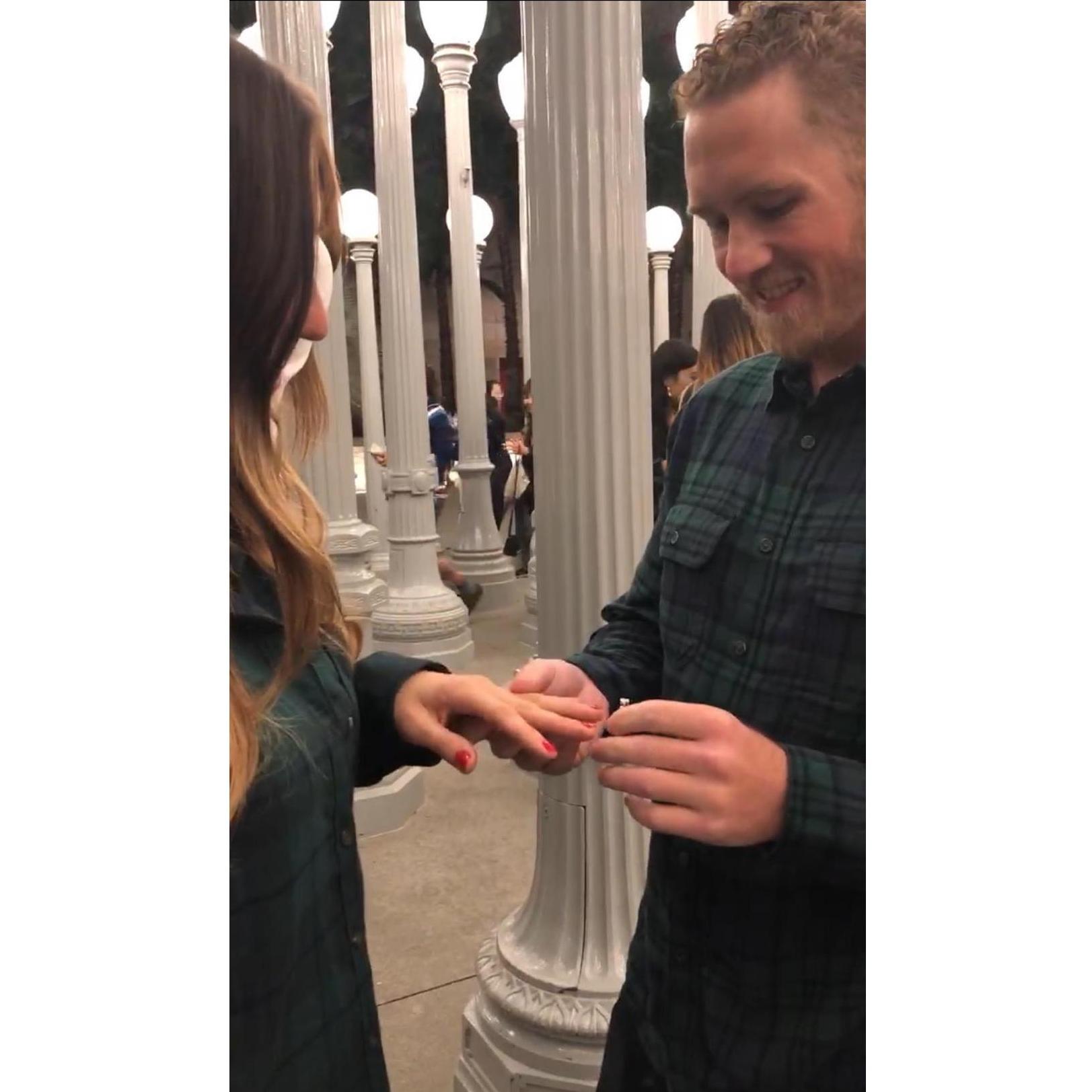 She said Yes!