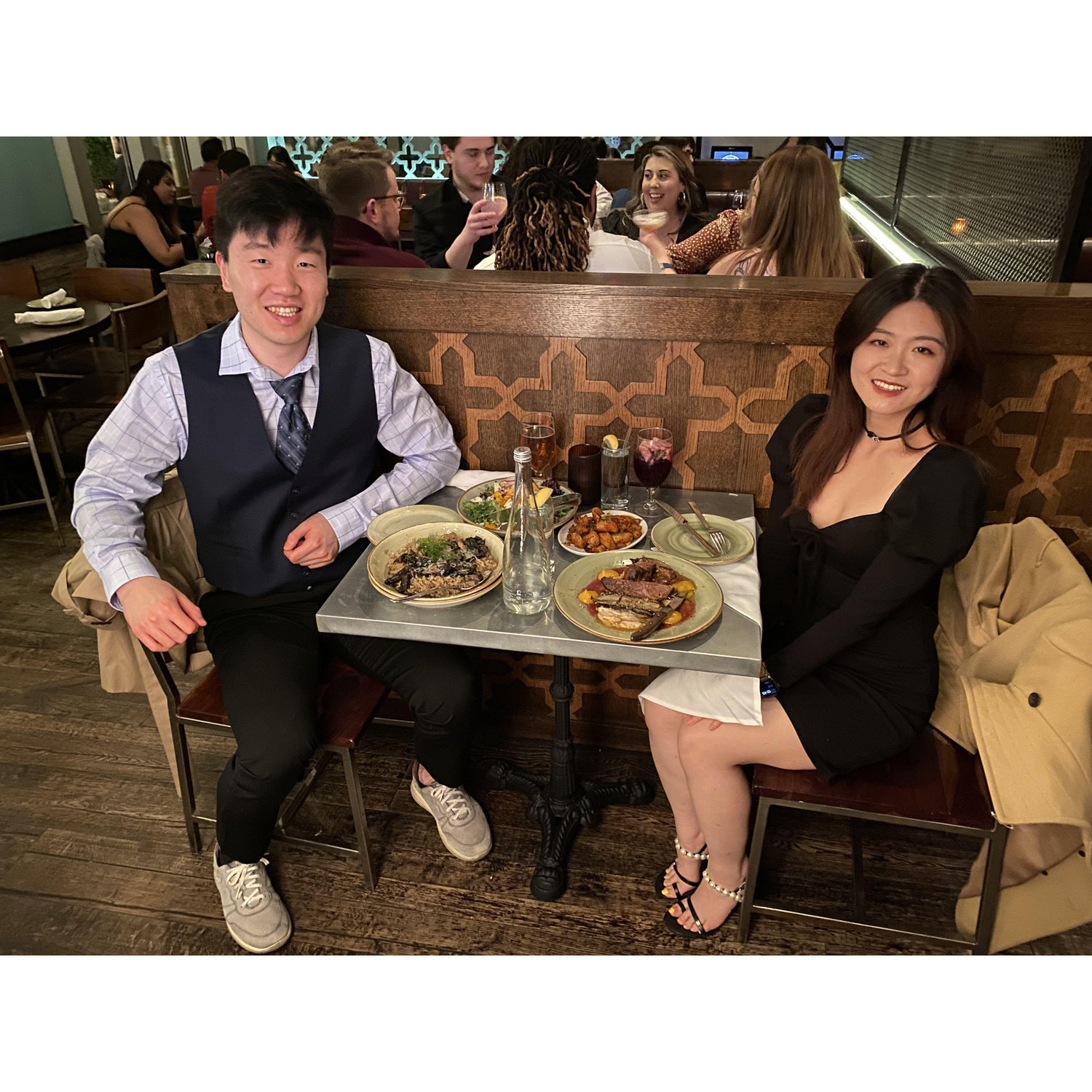 Celebrating our first valentine <3
