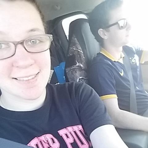 Josh's first time ever driving in the United States 2014
