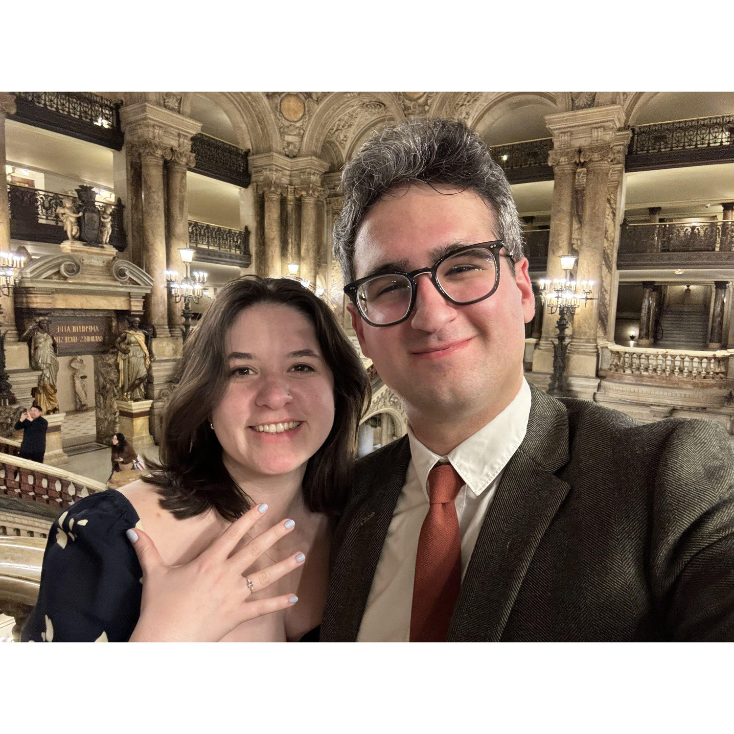 Paris, 2024, getting engaged.